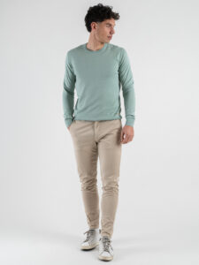 BL11 Pantalone chinos slim leggero TROPEA Sand