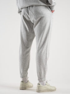 Completo tuta in cotone con felpa girocollo + pantalone con polsini DRAKE Est. Grigio Nike (1)