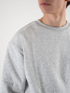 Completo tuta in cotone con felpa girocollo + pantalone con polsini DRAKE Est. Grigio Nike (5)