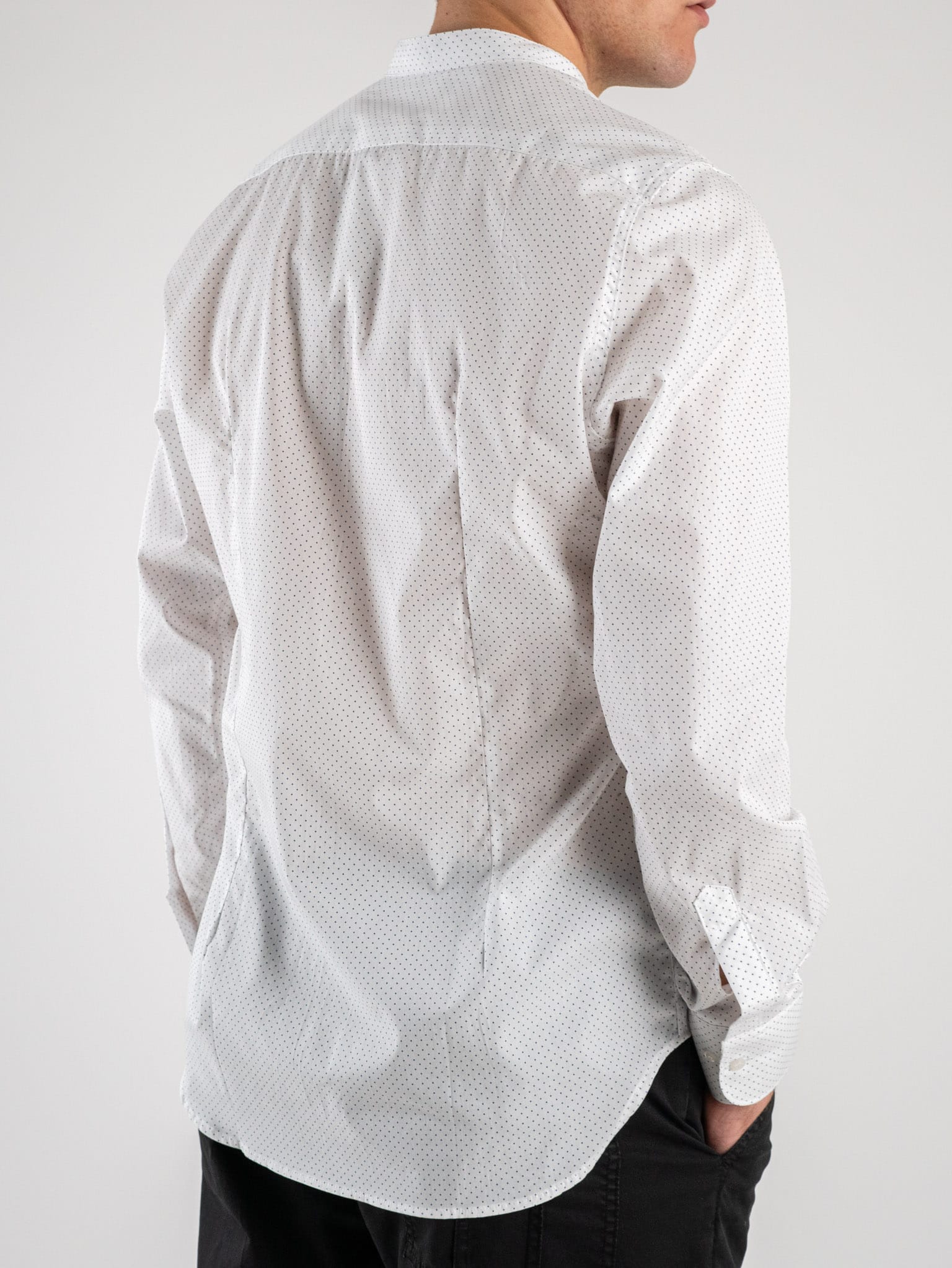 ESTASI Camicia in cotone fantasia pois PAVIA Bianca Prezzo 59 90