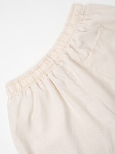 ESTASI Coordinato giacchetta sportiva + Pantalone morbido con coulisse ARSENAL Panna (11)