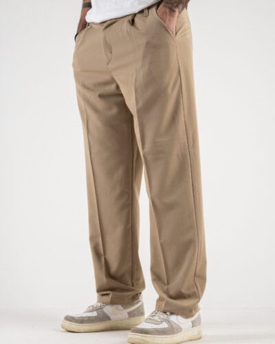 ESTASI Pantalone leggero con gamba morbida ed elastico in vita SANE EST Beige3 ESTASI ESTASI Pantalone leggero con gamba morbida ed elastico in vita SANE' EST Beige