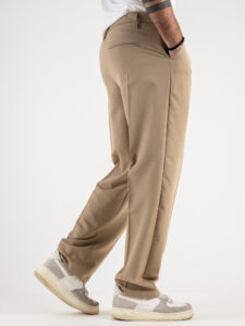 ESTASI Pantalone leggero con gamba morbida ed elastico in vita SANE’ EST Beige5