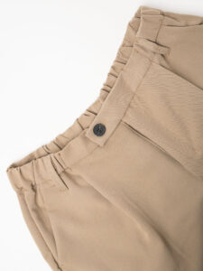 ESTASI Pantalone leggero con gamba morbida ed elastico in vita SANE’ EST Beige7