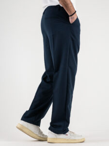 ESTASI Pantalone leggero con gamba morbida ed elastico in vita SANE’ EST Blu4