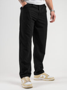 ESTASI Pantalone leggero con gamba morbida ed elastico in vita SANE’ EST Nero221