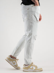 GIANNI LUPO Jeans CARROT con rotture GL6276Q Azzurro Chiaro4