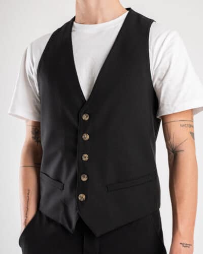 IMPERIAL Gilet da abito L810HBQ Nero