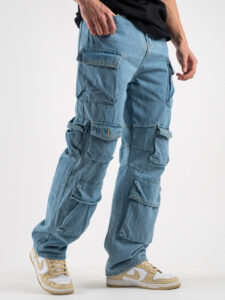 IMPERIAL Jeans gamba morbida multitasche P8406DT00 Blu Denim (4)