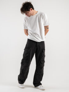 IMPERIAL Jeans gamba morbida multitasche P8406DT00 Nero Denim (2)
