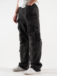IMPERIAL Jeans gamba morbida multitasche P8406DT00 Nero Denim (4)