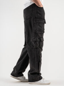 IMPERIAL Jeans gamba morbida multitasche P8406DT00 Nero Denim (6)