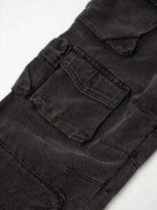 IMPERIAL Jeans gamba morbida multitasche P8406DT00 Nero Denim (9)