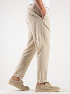 IMPERIAL Pantalone chinos da abito PWB0HBQ Beige4