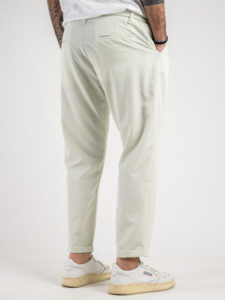 IMPERIAL Pantalone da abito con gamba morbida e pinces PD9CHBQ Rugiada3