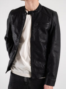 ONLY&SONS Biker in ecopelle AL PU NOOS OTW 22011975 Black (4)