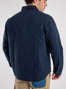 ONLY&SONS Camicia sportiva con patch militari FLY 22029629 Mood Indigo (1)