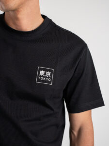 ONLY&SONS T-shirt over con stampa giapponese KACE 220228731 Black (1)