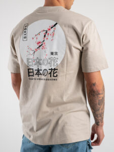 ONLY&SONS T-shirt over con stampa giapponese KACE 220228731 Silver Lining (3)