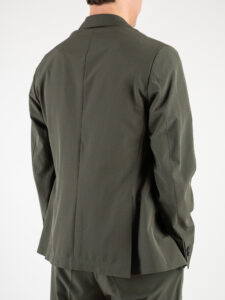 OVER-D Giacca monopetto da abito relaxed fit OE1S2S4G12 Verde Militare4