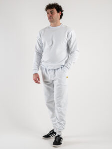 SUPERCULTURE Felpa leggera girocollo TEDDY Bianco (4)
