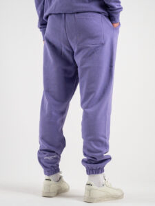 SUPERCULTURE Pantalone tuta leggero con polsini JOG Lilla (1)