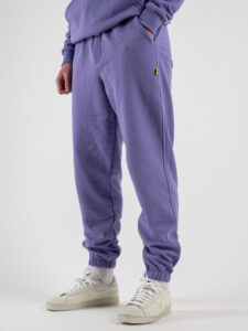 SUPERCULTURE Pantalone tuta leggero con polsini JOG Lilla (2)