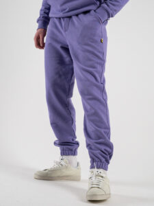 SUPERCULTURE Pantalone tuta leggero con polsini JOG Lilla (3)