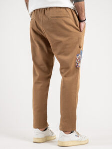 V2 Jeans leggero con coulisse, piccole graffiature, pacht laterali DRILL Tabacco5