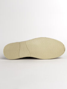 V2 Scarpa modello barca in camoscio con lacci in corda beige MOCRD Verde6