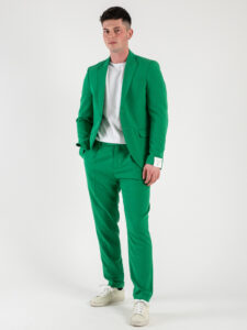 ALTATENSIONE Giacca da abito a due bottoni+pantalone chinos GENIO Verde (2)