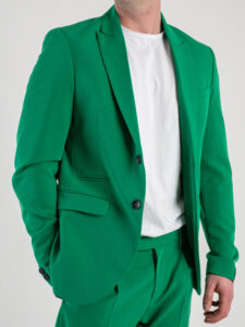 ALTATENSIONE Giacca da abito a due bottoni+pantalone chinos GENIO Verde (3)