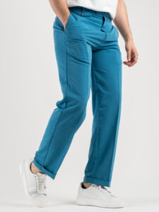 ALTATENSIONE Pantalone chinos da abito 2426L GENIO Pavone (7)