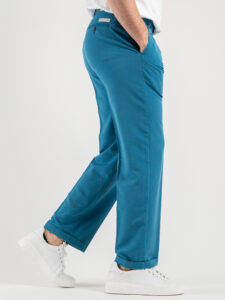 ALTATENSIONE Pantalone chinos da abito 2426L GENIO Pavone (8)