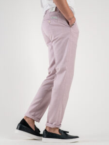 ALTATENSIONE Pantalone chinos da abito SUMMIT Rosa (4)