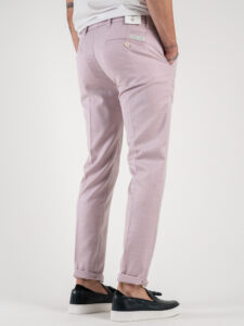 ALTATENSIONE Pantalone chinos da abito SUMMIT Rosa (5)