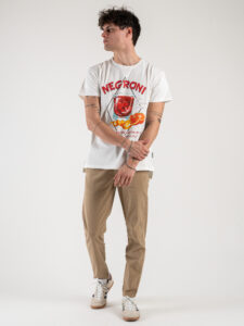 BERNA Pantalone chinos in misto lino 243409 Coloniale (2)