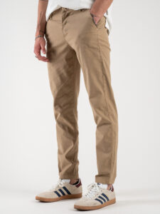 BERNA Pantalone chinos in misto lino 243409 Coloniale (4)