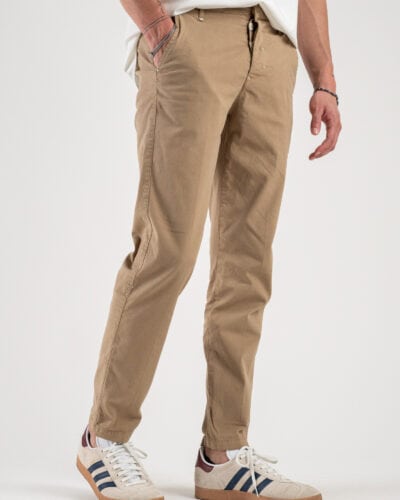 BERNA Pantalone chinos in misto lino 243409 Coloniale 5 Nuovi Arrivi