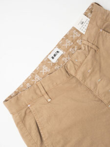 BERNA Pantalone chinos in misto lino 243409 Coloniale (8)