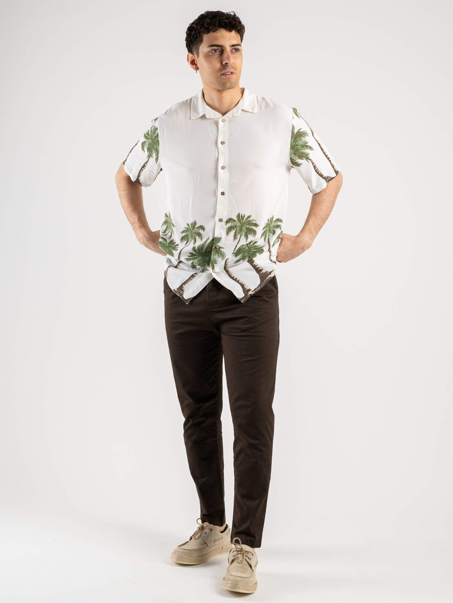 Camicia con palme on sale