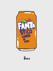 BUCI T-shirt FANTAstico Lunedi di Merda4