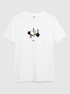 BUCI T-shirt UOVO che fa palestra3