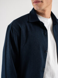 Coordinato leggero giacchetta sportiva + Pantalone baggy con elastico in vita NEWCASTLE Blu3