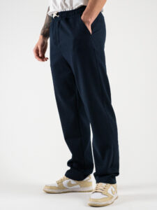 Coordinato leggero giacchetta sportiva + Pantalone baggy con elastico in vita NEWCASTLE Blu4
