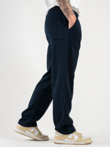 Coordinato leggero giacchetta sportiva + Pantalone baggy con elastico in vita NEWCASTLE Blu6