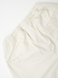 ESTASI Pantalone in misto lino con coulisse in vita NEVADA Latte (7)