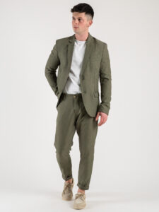 IMPERIAL Giacca monopetto da abito leggera JZ1EHDA Army (2)