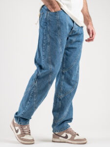 IMPERIAL Jeans con cuciture a vista fronteretro P5407PTV01 Blu Denim (5)