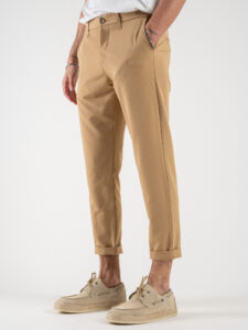 IMPERIAL Pantalone chinos da abito PWB0HBQ Cammello (3)